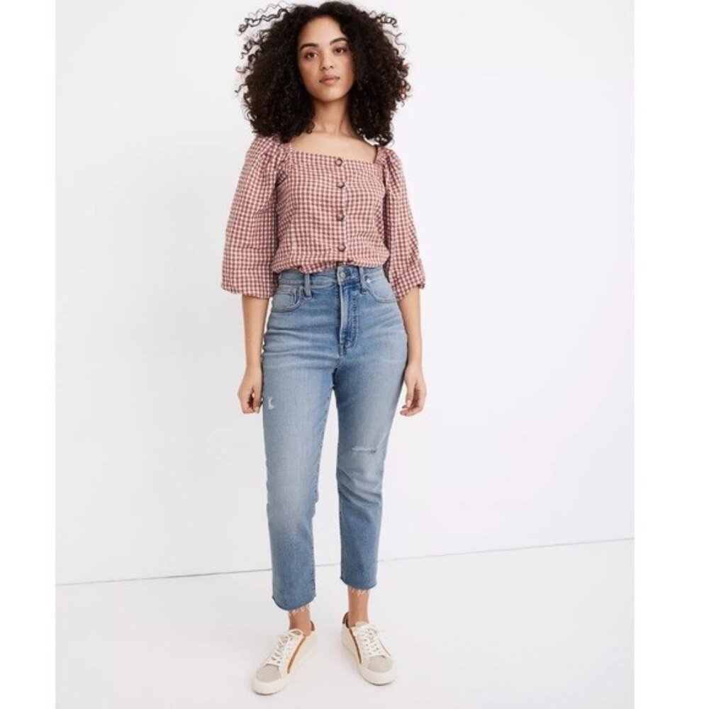 Madewell The Tall Curvy Perfect Vintage Jean in Coffey Wash